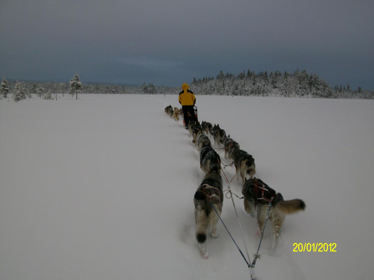 Avec Eric Chateau, sur un lac